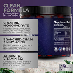 Close-up of NUTRAFLUS berry gummy emphasizing fast absorption and easy chew