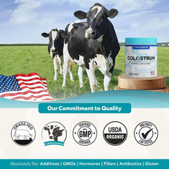 Close-up of Nutragenis Colostrum texture preserving bioactives.
