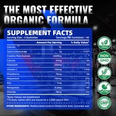 NUTRAGOGO Creatine Gummy serving pack for on-the-go workouts and dosing.