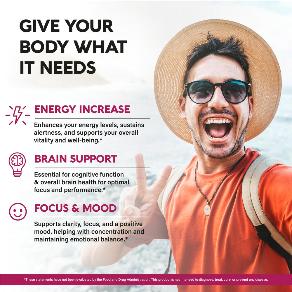Berry-flavored B12 liquid for convenient daily supplementation by NUTRAHARMONY.
