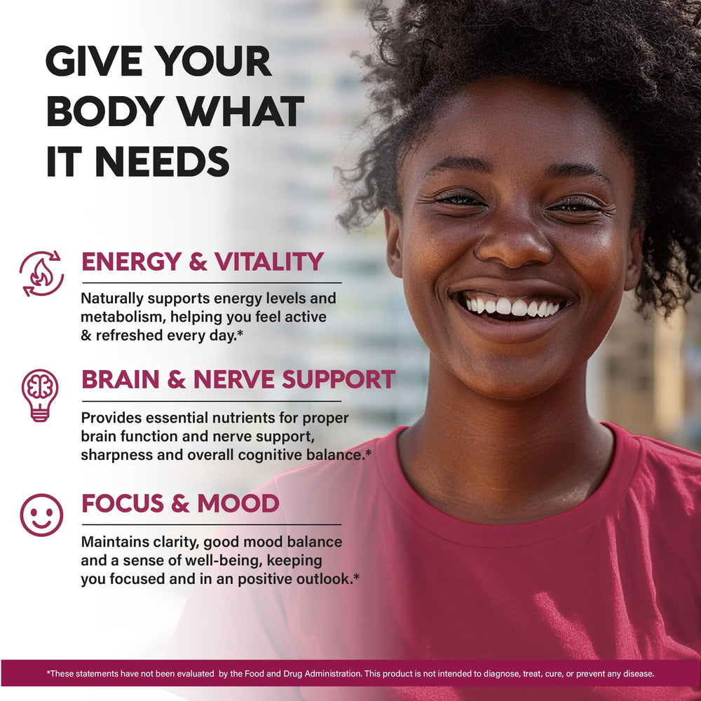 NutraHarmony B Complex label highlights 5-MTHF and bioactive B12