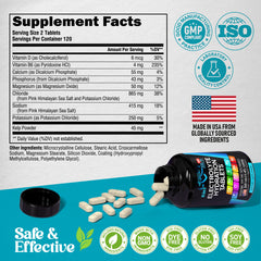 NUTRAHARMONY Electrolytes made in USA label for quality