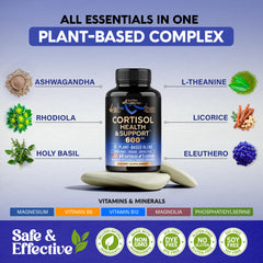 NUTRAHARMONY L-theanine capsules for relaxed focus and evenings.