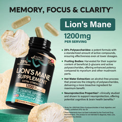 NutraHarmony Lions Mane fruiting body: showcases beta-glucans and immune-support potential