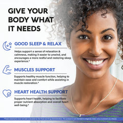 NutraHarmony magnesium glycinate bottle label – clear dosage and ingredient details.