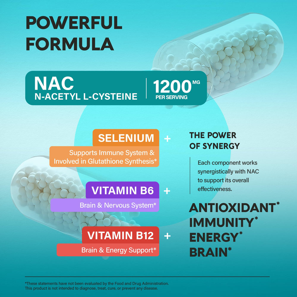 NutraHarmony NAC bottle held in hand for on-the-go daily use.
