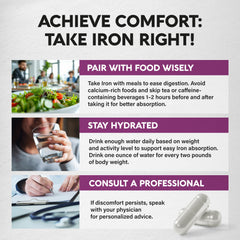 NUTRAHARMONY on-the-go packaging supports consistent iron intake anywhere.