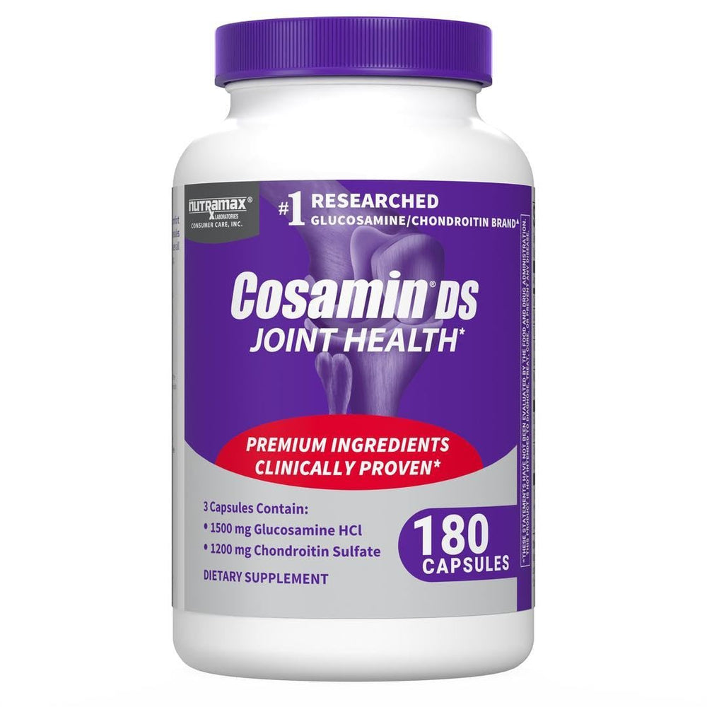 Nutramax Cosamin DS bottle front for daily joint support.