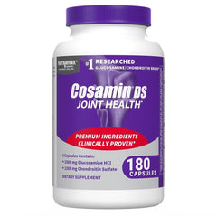 Nutramax Cosamin DS bottle front for daily joint support.