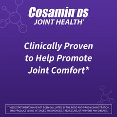 Cosamin DS ingredient graphic from Nutramax shows high-quality glucosamine and chondroitin.