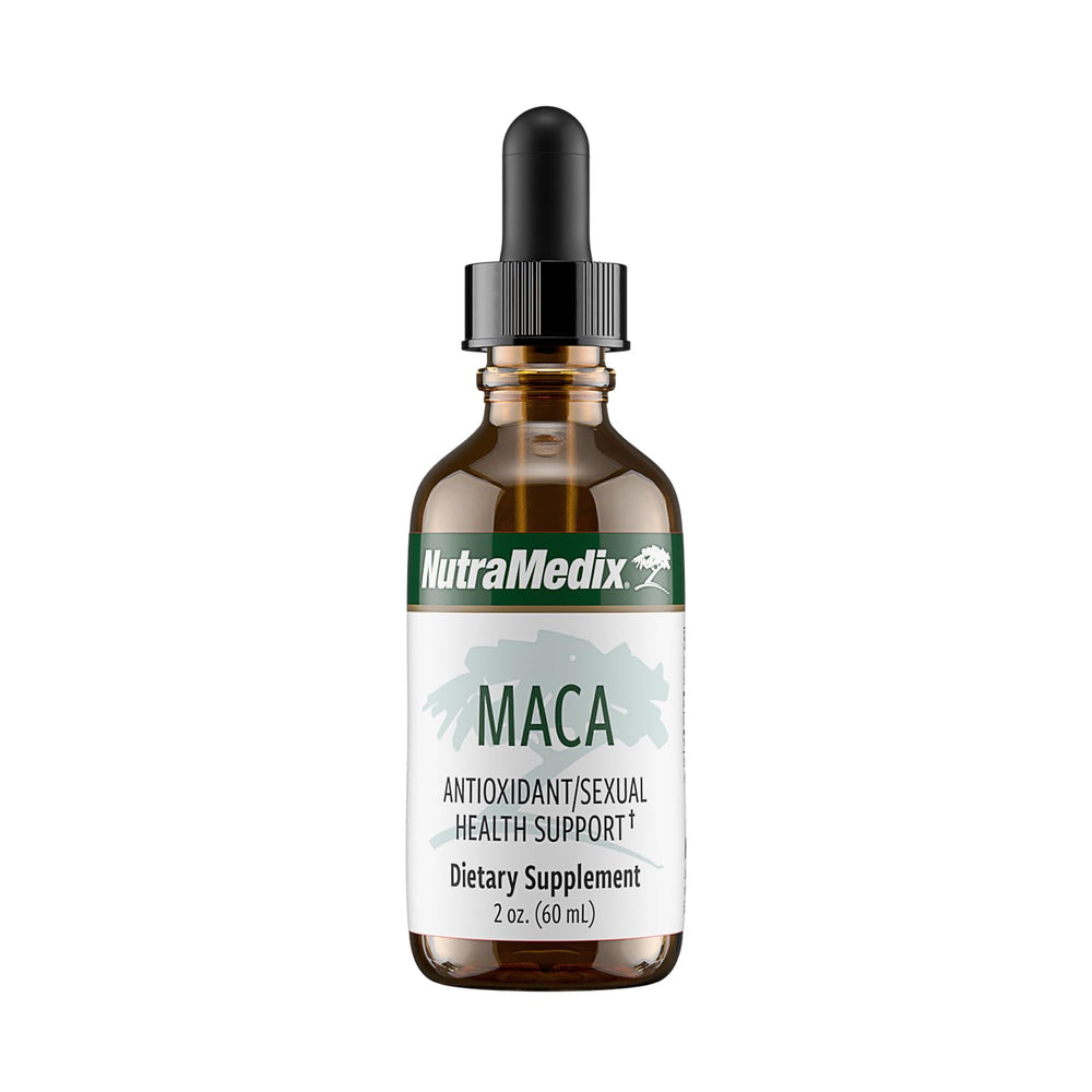 NutraMedix Maca Liquid Tincture bottle shows mood support-ready maca