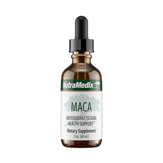 NutraMedix Maca Liquid Tincture bottle shows mood support-ready maca