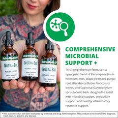 NutraMedix Nutra BBS label features jalapa root and plant blend for immune support.