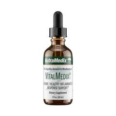 NutraMedix VitalMedix bottle front with vibrant label for daily immune support