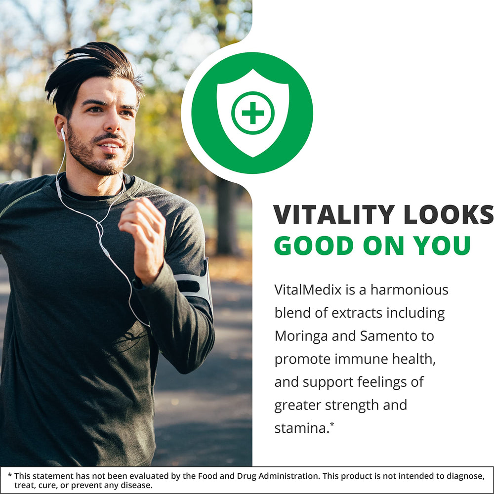 NutraMedix VitalMedix liquid pour for easy dosing