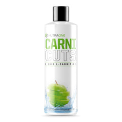 NutraOne Carnicuts Green Apple bottle highlighting stimulant-free energy support