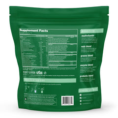 NutraOne greens-reds blend powder highlighting phytonutrients for everyday vitality.