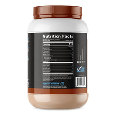 NutraOne IsolateOne powder scoop close-up emphasizes high-quality whey protein for shakes
