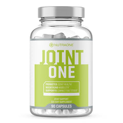 NutraOne JointOne bottle front view showing joint support for active lifestyles