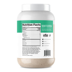 NutraOne ProteinOne ingredients back panel highlighting micro-filtered whey