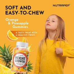 NutraPep gummies close-up showing chewy texture for easy daily use