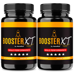 NutraRize Booster XT bottle showing premium daily energy formula