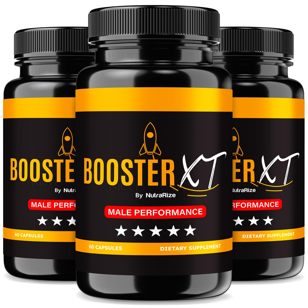 NutraRize Booster XT bottle in morning light supports daily energy for busy days.