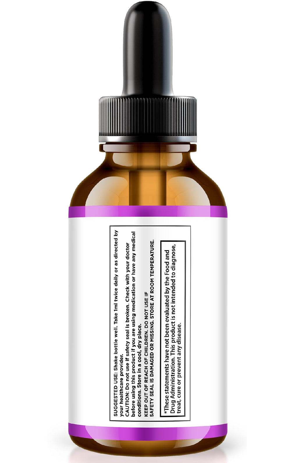 NutraRize Crystal Restore Drops label highlights maximum strength liquid formula