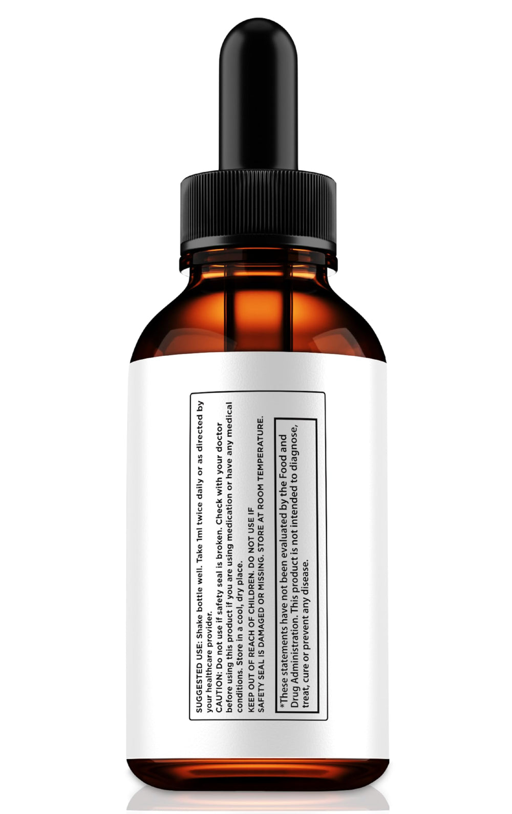 Glyco Genius liquid formula ingredients close-up.