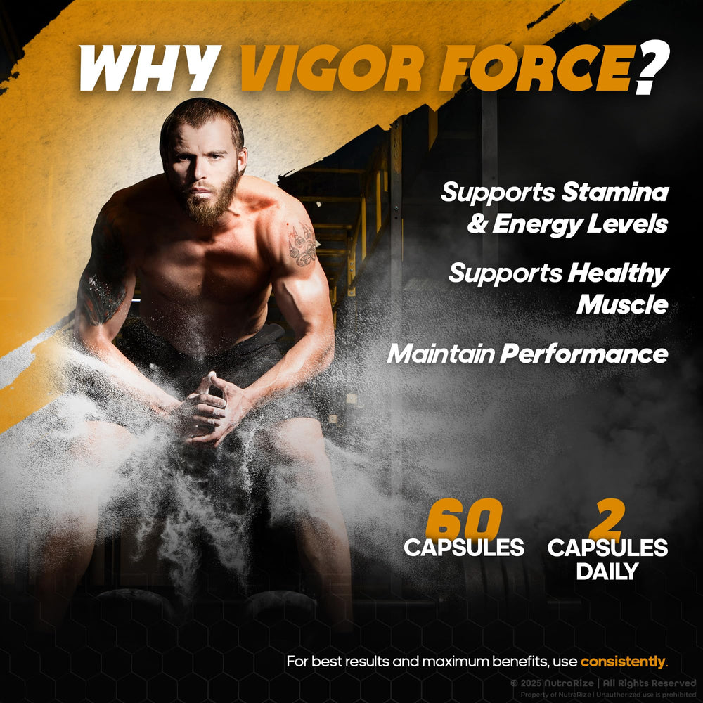 NutraRize Vigor Force supplement ingredients label signaling quality