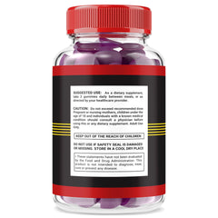 NutraRize VigorLong gummies closeup highlighting chewable form