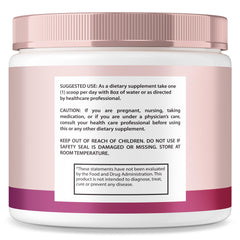 NutraVibe DermaBrew Max powder being mixed in water for quick hydration