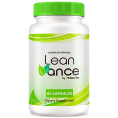 NutraVibe LeanVance bottle on a clean desk showing daily vitality potential