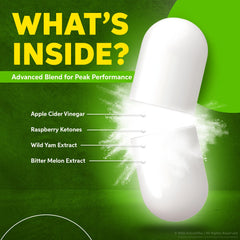 NutraVibe LeanVance ingredients board emphasizing natural blends