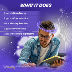 Morning routine with Marobrain capsules and water