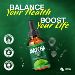 NutraVibe Matcha Burn Drops dispense tip enables easy, precise dosing.
