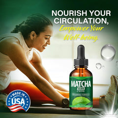 NutraVibe Matcha Burn Drops healthy shape support visual.