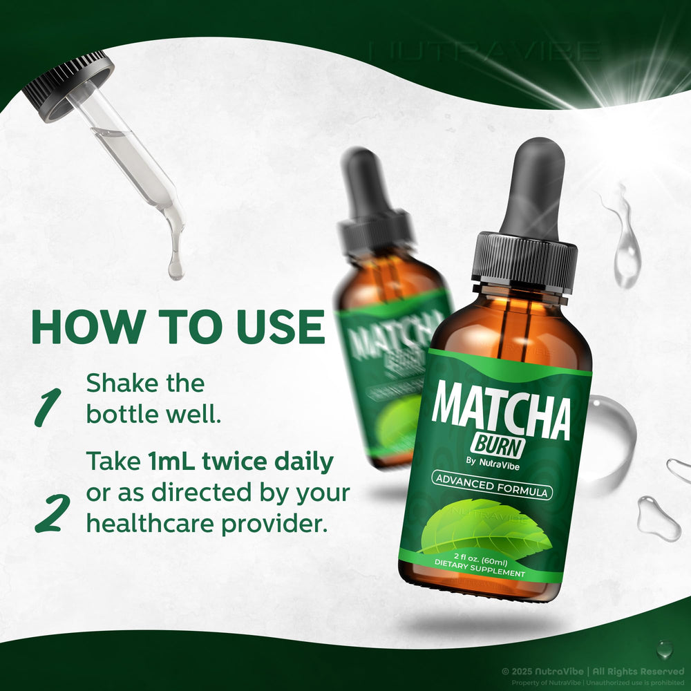 NutraVibe Matcha Burn Drops official reviews section with user insights.
