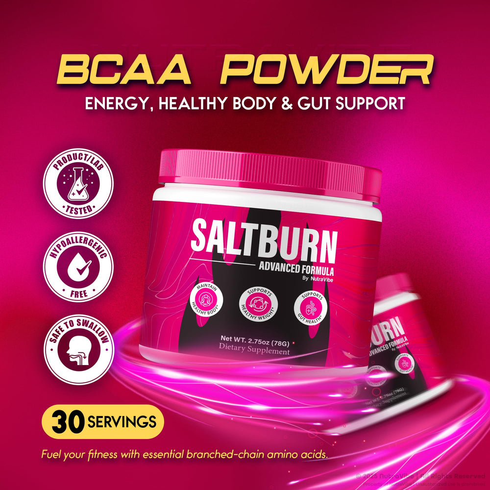 NutraVibe Salt Burn energizing drink supports an active day with savory balance.