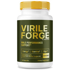 NutraVibe Virile Forge bottle front highlighting premium packaging for daily vitality.