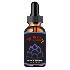 Nutraville Pineal Guard X bottle pour showing quick absorption drops