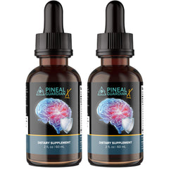 Nutraville Pineal Guardian X bottle with label visible, supports cognitive clarity.