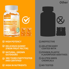 Nutravita daily-use gummies sit within reach on a kitchen counter