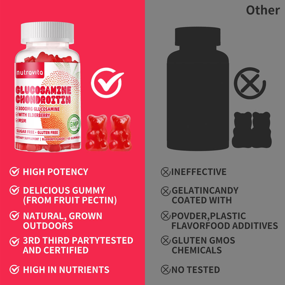 Nutravita bottle on shelf with supplement lineup reinforcing trust