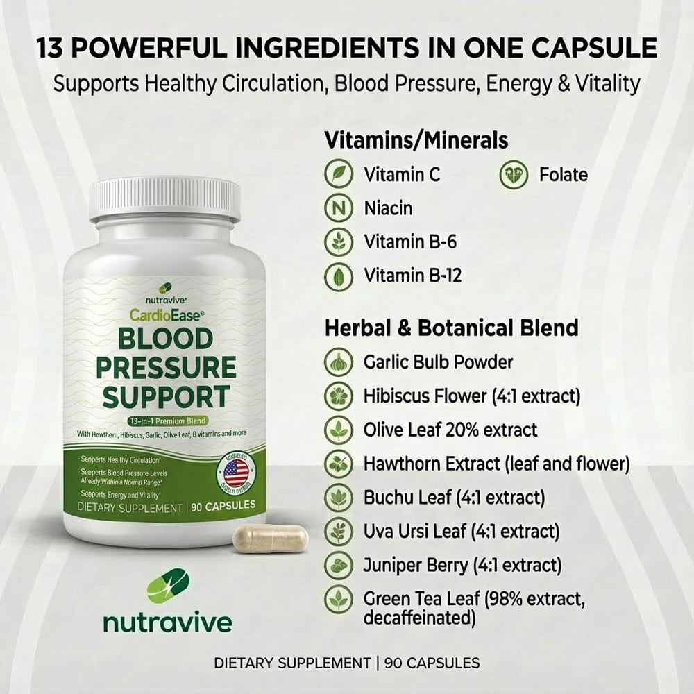 Nutravive green tea polyphenols capsules for antioxidant support.