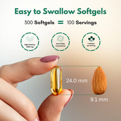 NutraVora 3000mg formula capsules for consistent daily prostate and hair wellness.