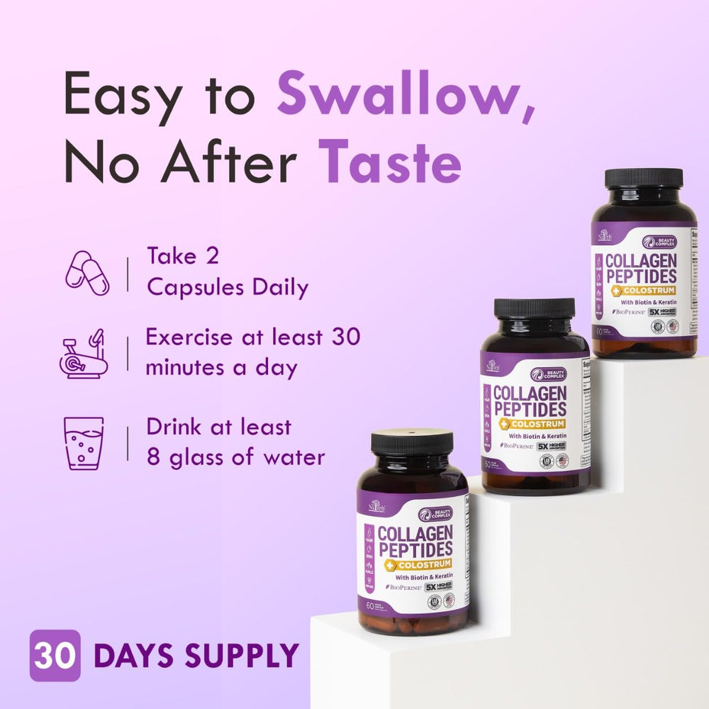 Nutreb Collagen wellness scene promotes daily beauty and vitality.