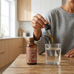 Nutrevena Gut Cleanse herbal blend featuring wormwood and pumpkin seed.
