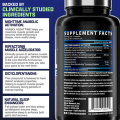 Nutrex Anabol PM Epicatechin ingredient close-up highlighting potential muscle support.