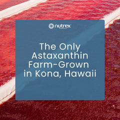Nutrex Hawaii BioAstin Hawaiian ponds scene emphasizing outdoor cultivation